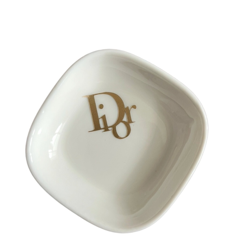 Handcrafted White Trinket Ceramic Dish - Picture 3 of 6